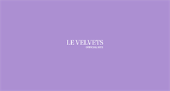 Desktop Screenshot of le-velvets.com