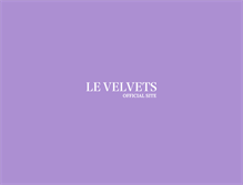Tablet Screenshot of le-velvets.com